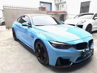 Lèvre de pare-chocs avant en fibre de carbone de style VRS pour BMW F80 M3 berline F82 F83 M4 coupé 2012 - 2019 pièces de carrosserie kit carrosserie pare-chocs de voiture