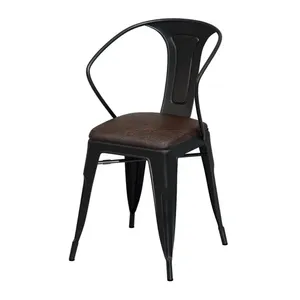 Silla de Bar Elegante de Material PP con Estructura de Hierro - Product Image 1