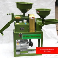 Décortiqueuse de riz multifonctionnelle 220V, capacité 600kg/h, avec moteur, pour décorticage et broyage du paddy