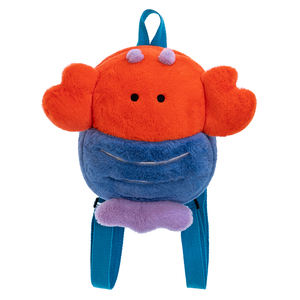 Venta al por mayor creativas lindas caricaturas niñas langosta de peluche mochilas 3D <span class=keywords><strong>animales</strong></span> <span class=keywords><strong>marinos</strong></span> de peluche niños mini <span class=keywords><strong>mochila</strong></span> monedero - Product Image 1