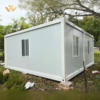 Maison préfabriquée détachable de 20 pieds ou 40 pieds, maison préfabriquée modulaire de luxe, maison conteneur de camping