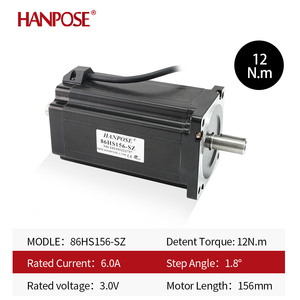 Hanpose Nema34 高精度高扭矩86步进电机34HS8040/9850/11860/15660-SZ 12.0n。 <span class=keywords><strong>M</strong></span>双轴电机 - Product Image 3