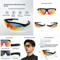 Lunettes de sport intelligentes pour la course en extérieur, polarisées, anti-UV, Bluetooth 5.4, commande tactile, double chargement magnétique, port confortable