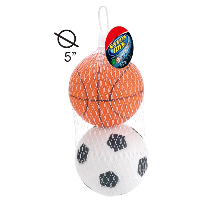 5 inç pu stres topu basketbol pu topları çocuklar için açık oyuncaklar