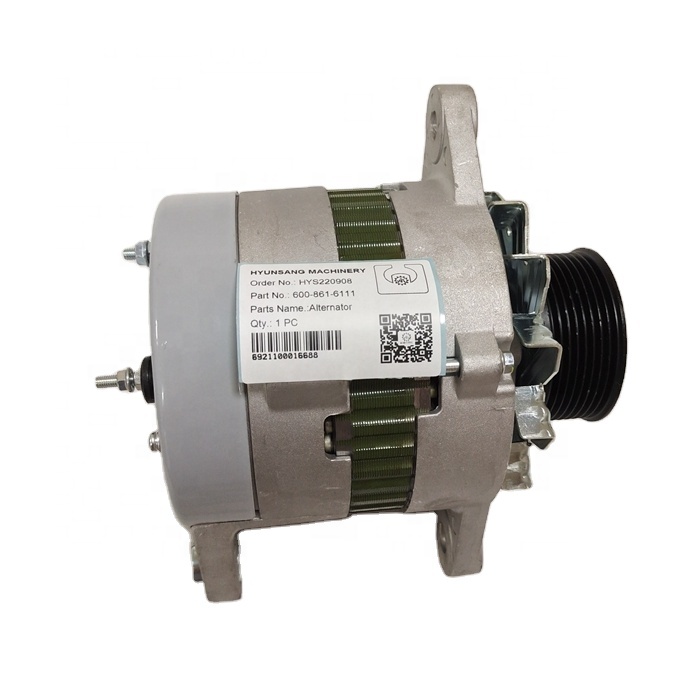 Find Reliable Excavator Parts Alternator 600-861-6111