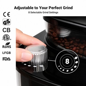 <span class=keywords><strong>Cafetera</strong></span> de Goteo Todo en Uno de 10 Tazas con Molinillo Integrado, Moli y Prepara Automáticamente, Máquina de Café para <span class=keywords><strong>el</strong></span> Hogar - Product Image 5