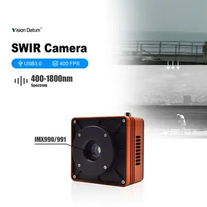InGaAs kamera 640x512 IMX991 TEC pendingin 700fps 400-1800nm Camera/USB3/GigE SWIR kamera untuk deteksi Spoilage buah