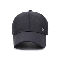 Casquette de baseball en nylon à séchage rapide à 6 panneaux, personnalisable avec logo brodé, unisexe, pour la pêche, le tennis, la course à pied et les sports de plein air – Vente en gros