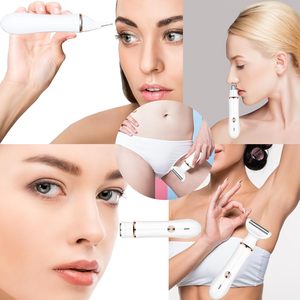 5-in-1 Replaceable Ceramic Blade USB Rechargeable <b>Electric</b> Men's Body Groin Trimmer IPX6 <b>Waterproof</b> LED Light Household - Product Image 3