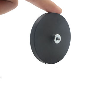 Base 88mmImanes recubiertos de goma para fijar <span class=keywords><strong>Taxi</strong></span> Top Sign Techo magnético Barra de luz Led Offroad Soporte de neodimio - Product Image 6