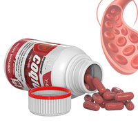 CoQ10 60mg en capsules, directement du fabricant, Vitamine B3 100mg, Extrait de Riz Rouge Fermenté 1200mg, Améliore l'immunité, 2 comprimés, HALA