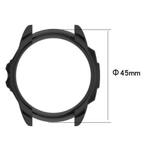 Nouvel arrivage <span class=keywords><strong>Garmin</strong></span> <span class=keywords><strong>Forerunner</strong></span> 255 <span class=keywords><strong>255S</strong></span> Music Smart Watch Protecteur d'écran Étui de protection en TPU souple avec fonction respirante - Product Image 4