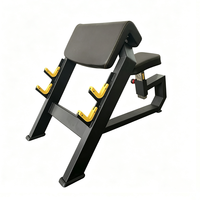 Banc de musculation commercial pour curls assis, station d'entraînement des biceps, banc d'entraînement des bras pour salle de sport, studio de fitness et salle d'entraînement