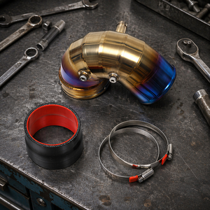 Kit de tuyaux de suralimentation Performance OE 11617846246 11617846245 Pièces automobiles Tuyau de suralimentation en titane pour anciens modèles BMW S55 M2C M3 M4 48V - Product Image 4