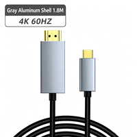 Cable USB C a HDTV 4K para Monitor, Adaptador HDTV a USB C, Cable Convertidor USB C a HDMI para Chromebook y TV