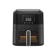 Friteuse à air intelligente personnalisée avec écran tactile couleur, four de cuisson, affichage LCD, certifiée CE ETL GS
