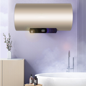 <span class=keywords><strong>Chauffe</strong></span>-<span class=keywords><strong>eau</strong></span> électrique OEM 60L coque métallique murale Installation horizontale modèle de cylindre douches d'hôtel de ménage - Product Image 1