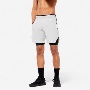 <b>Men's</b> Casual Boardshort Swim <b>Trunk</b> Breathable Lightweight Corduroy Drawstring Closure Cross Training Performance Celliant Grey - Product Image 1