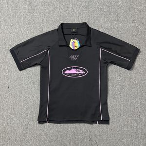 Corteiz Merek Fashion Jalanan Eropa Amerika Kaos Olahraga Musim Panas Katun Bernapas Pendek Longgar Bermotif Unisex - Product Image 1