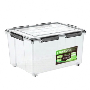 תעשייתי רב תכליתי 55 ליטר 80 ליטר גדול ושקוף גדול גדול שקוף עם כפל - Product Image 2