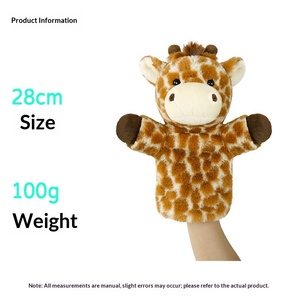 Juego <span class=keywords><strong>de</strong></span> Marionetas <span class=keywords><strong>de</strong></span> Peluche - Marionetas <span class=keywords><strong>de</strong></span> <span class=keywords><strong>Dedo</strong></span> <span class=keywords><strong>de</strong></span> Medio Cuerpo con Temática <span class=keywords><strong>de</strong></span> Jungla para Juego Interactivo entre Padres e Hijos, Juguetes para Contar Historias - Product Image 3