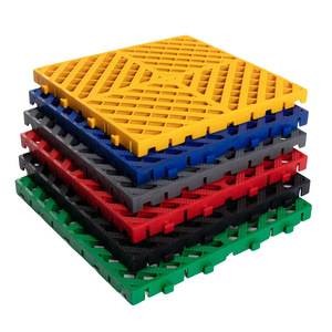 Baldosas de Suelo Modulares Encajables para Drenaje, Baldosas Modulares Encajables con Amortiguación para Garajes, Vestuarios, Sótanos y Escaleras - Product Image 2