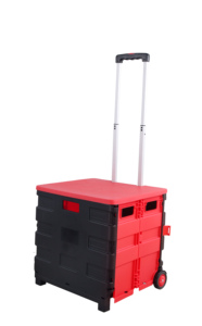 <span class=keywords><strong>Chariot</strong></span> de supermarché <span class=keywords><strong>pliable</strong></span>, portable et <span class=keywords><strong>pliable</strong></span>, en plastique, avec roulettes, pour <span class=keywords><strong>épicerie</strong></span> d'entrée - Product Image 2