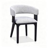 Chaise de négociation de bureau en bois massif et tissu, style minimaliste italien, chaise de réception design nordique pour la maison, l'hôtel, le bureau des ventes, le café