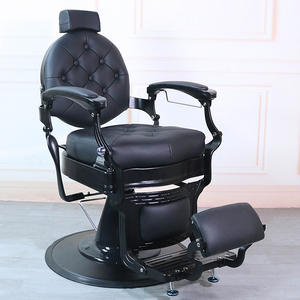 Herren Retro Oil-Head Chair Höhen verstellbarer Rasier gesichts stuhl aus Kunstleder für Friseur läden und Friseursalons - Product Image 4
