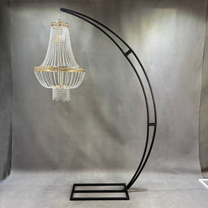 LANJO wedding <b>arch</b> backdrop stand Suspend chandelier Support <b>Arch</b> <b>Frame</b> Wedding Decoration Props Backdrop <b>Arch</b> Stand - Product Image 4