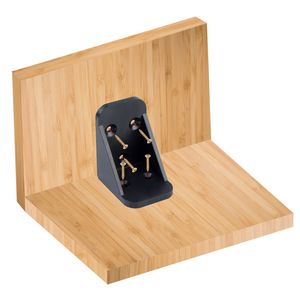 Thickened Right Angle Plastic Corner Brackets For <b>Desk</b> Table Connection L Shaped Bracket Standard Injection Molding - Product Image 1