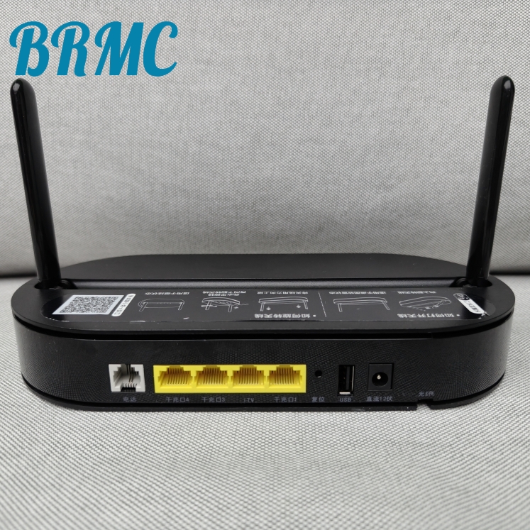 HS8145V5 USED FTTH Modem 4GE+1POTS+1USB 2.4G 5G Dual-Band WIFI English Version GPON EPON XPON ONT ONU