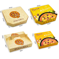 Fabricants Vente en gros Conception personnalisée Boîtes à pizza en carton rectangulaires écologiques et étanches avec logo