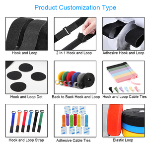 Высококачественная пришивная лента-липучка из 100% нейлона, рулон прочной застежки-липучки - Product Image 6