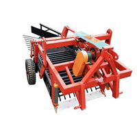 Récolteuse d'arachides automotrice anti-colmatage à vibration, largeur de travail de 700 mm pour la récolte d'arachides sur petites exploitations agricoles
