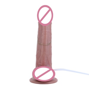 Realistic Squirting <b>Dildo</b> Penis Sliding Foreskin <b>Dildo</b> Big Cock Penetration Anal Vaginal Masturbation Strap on <b>Dildo</b> Sex Toys - Product Image 5