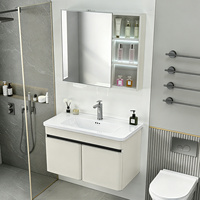 Paslanmaz Çelik Banyo Dolabı Paslanmaz Su Geçirmez Nem Geçirmez Nemlere Dayanıklı Duvara Monte Dayanıklı Sağlam Lavabo