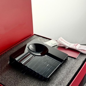 Luxury Transparent groove Design Crystal Cigar Ashtray Square Shape Handmade Craftsmanship - Product Image 4