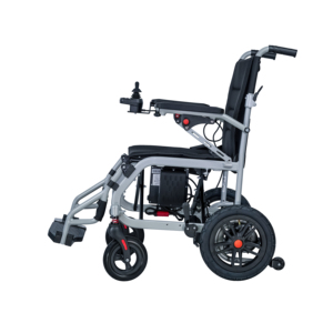Sillas <span class=keywords><strong>de</strong></span> <span class=keywords><strong>ruedas</strong></span> eléctricas ultraligeras-Diseño plegable y portátil para personas mayores, OEM/ODM para uso en interiores y exteriores Motor sin escobillas - Product Image 2