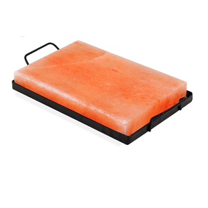 Losas de sal del Himalaya talladas con logotipo personalizado, último diseño, platos de sal natural rosa, parrilla, cocina, decoración y regalo de vacaciones - Product Image 5