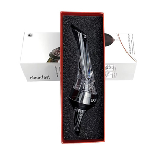Aérateur de <span class=keywords><strong>vin</strong></span> instantané en acrylique facile <span class=keywords><strong>à</strong></span> nettoyer, diffuseur, verseur et bec verseur décanteur en plastique pour bouteille de <span class=keywords><strong>vin</strong></span> - Product Image 1