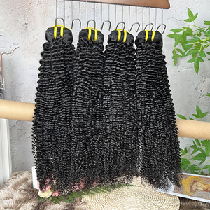 ผมหยิกแบบ Kinky Curly แท้ 100% จากกัมพูชา แบบเป็นมัด ขายส่ง สำหรับผู้ค้าส่ง ผมดิบ เรียงเกล็ดผมอย่างดี - Product Image 3