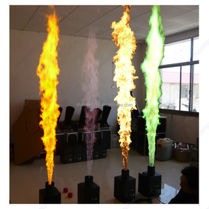 Máquina de fuego DMX de 200w con llamas de colores, proyector de fuego para escenarios, efecto de llamas coloridas para bodas, fiestas, festivales y celebraciones - Product Image 2