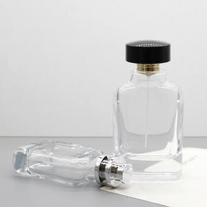 Botella de Spray Transparente de 50ml 100ml, Botella de Perfume de Vidrio Transparente con Pulverizador - Product Image 2