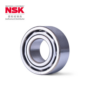 Rodamiento de bolas de contacto angular de doble hilera NSK de 25 mm de diámetro interior y 50 mm de diámetro exterior para planta de fabricación - Product Image 2