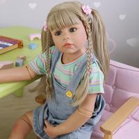Poupée Reborn Originale 98CM, Bébé Fille de 3-4 Ans, Poupées en Silicone, Poupées Reborn de Collection