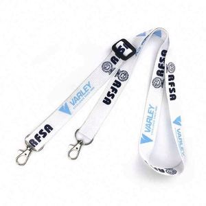 Porte-cartes en tissu de bambou écologique avec logo personnalisé imprimé en sérigraphie, cordon de cou - Product Image 2