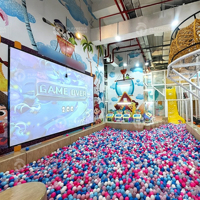 Équipement de parc d'attractions, conception et fabrication de terrains de jeux intérieurs clés en main pour les projets de centres commerciaux