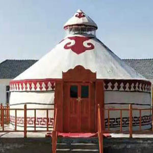 Vente en gros d'usine <span class=keywords><strong>yourte</strong></span> mongole tente moderne imperméable pour le logement - Product Image 6