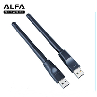 ALFA Network UW07 Draadloze Kaart Draagbare 2.4G 150Mbps USB WiFi Adapter WiFi Antenne WiFi Ontvanger voor PC en TV Box Eenvoudige Installatie